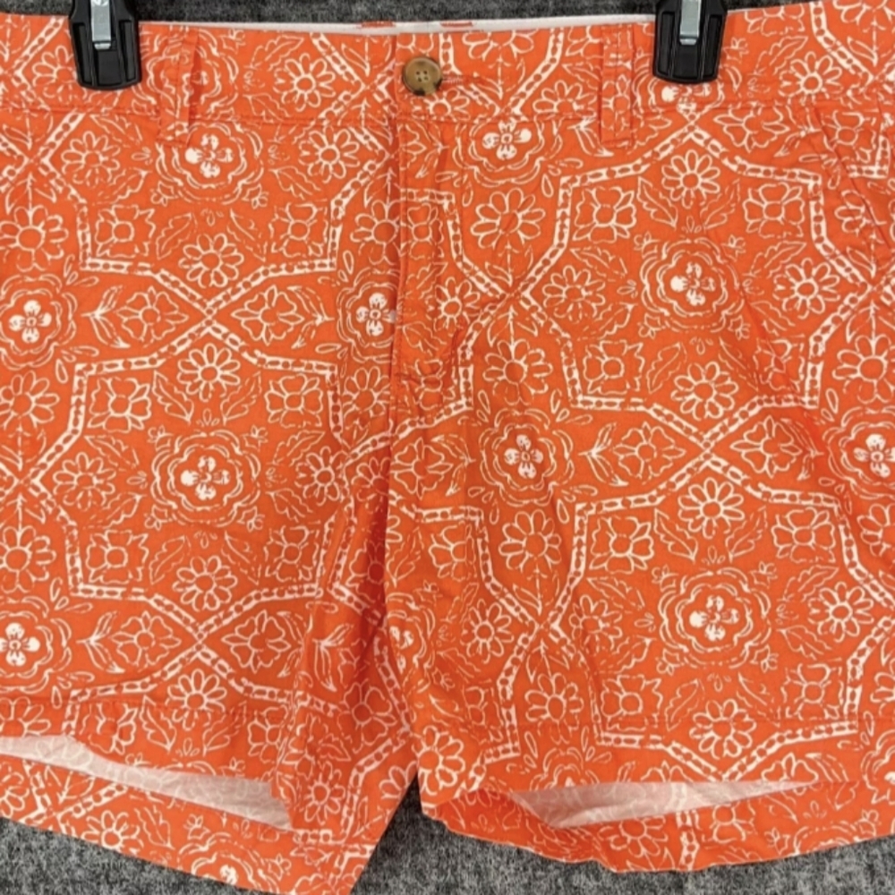 Old Navy Print Mid-Rise Chino Shorts Size 14 Pre-owned Excellent - Picture 2 of 6